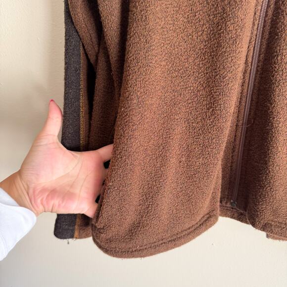 Kuhl Brown Alfpaca Fleece Full Zip Jacket Size Large Gorp Core Outdoor Zip Up - Picture 3 of 7